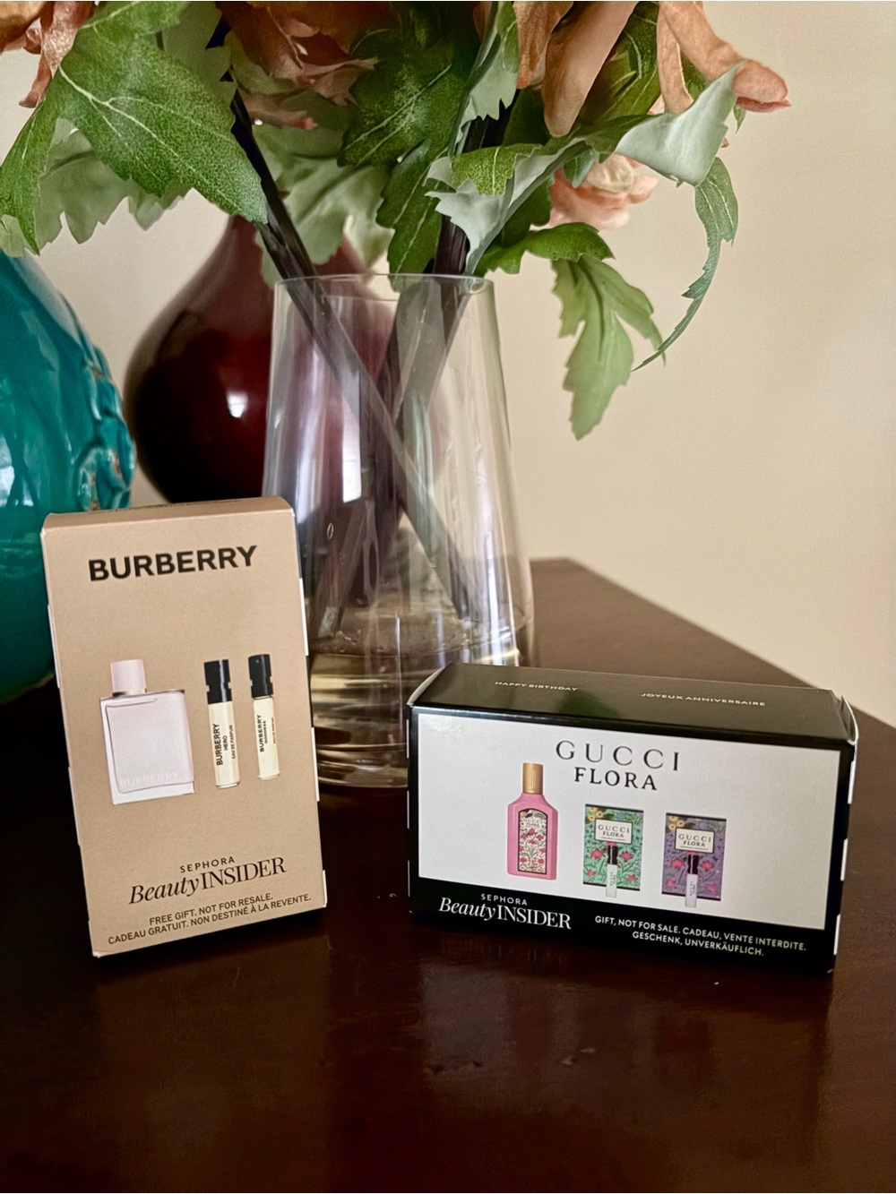 NWT Gucci Flora OR Burberry HER scent boxes choose one